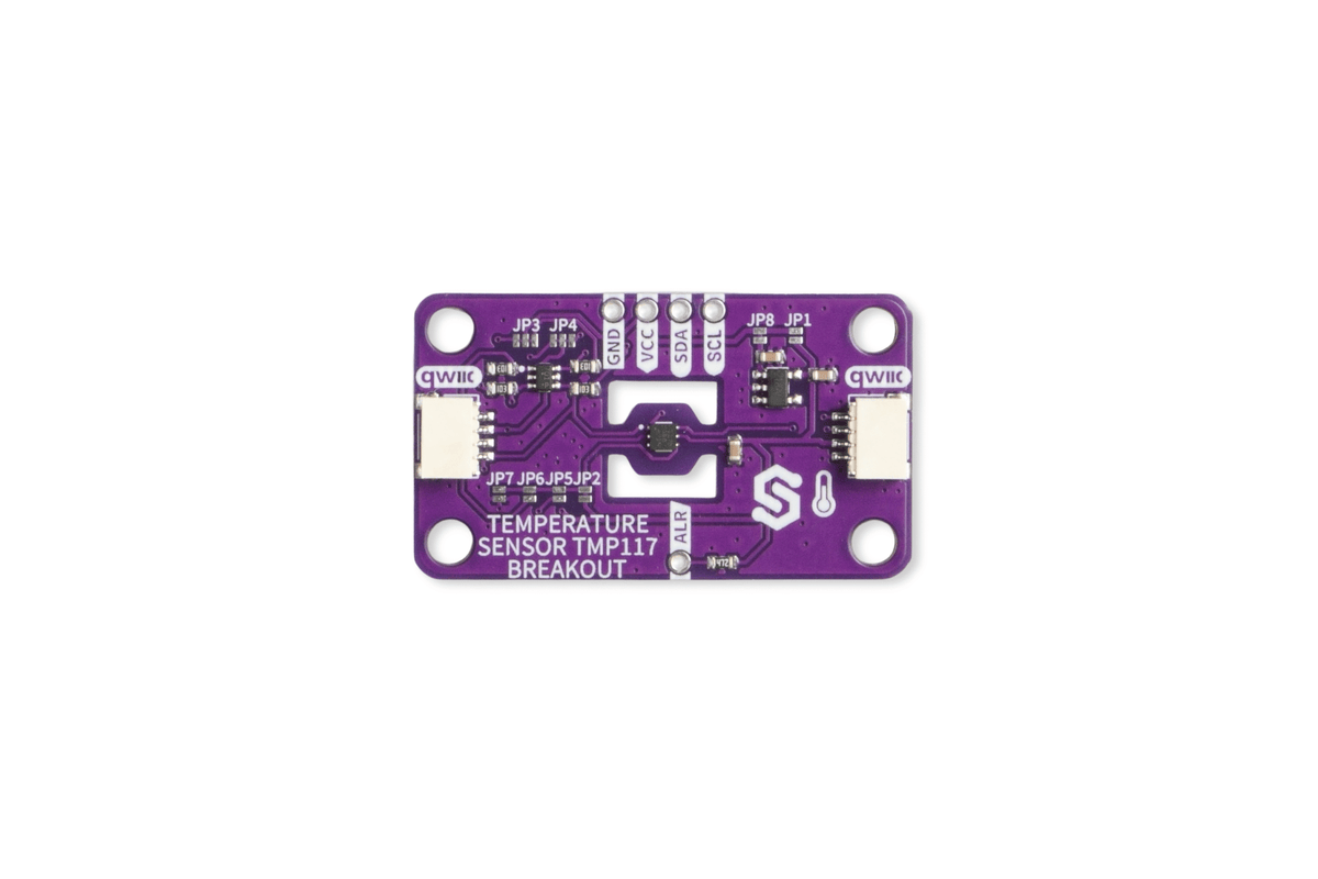 Soldered TMP117 Temperature Sensor Breakout