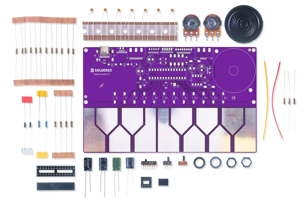 Soldered Piano Solder Kit