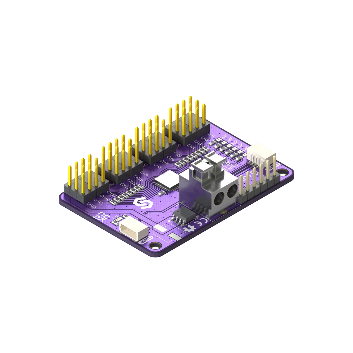 Soldered PCA9685 PWM & Servo Driver Breakout