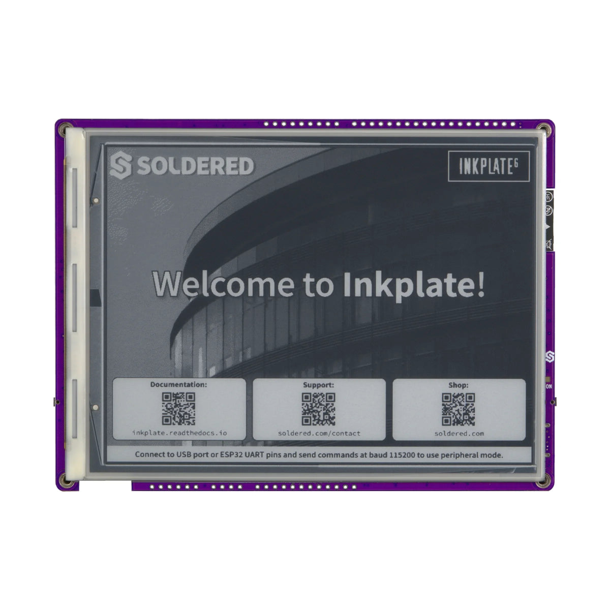 Soldered Inkplate 6