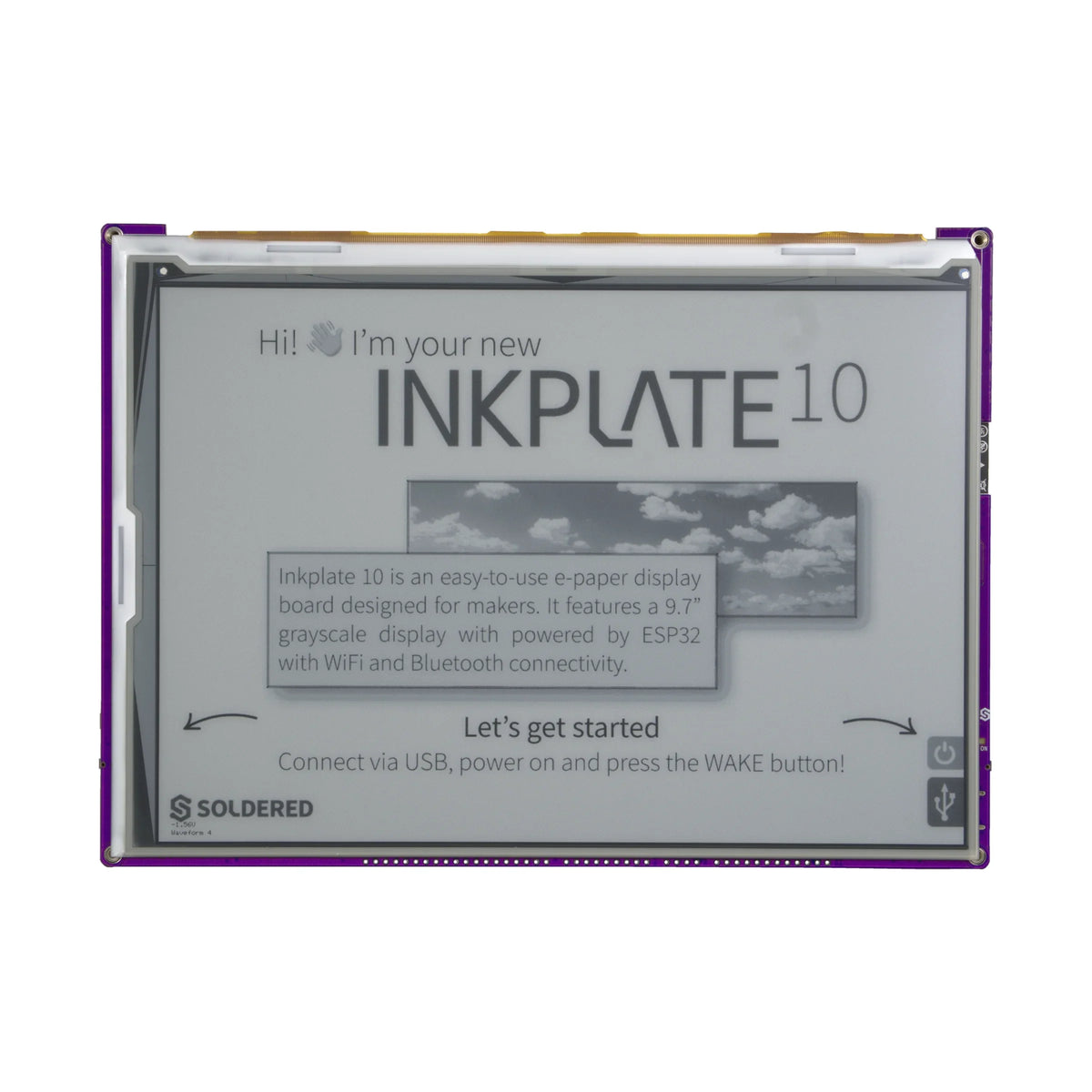 Soldered Inkplate 10