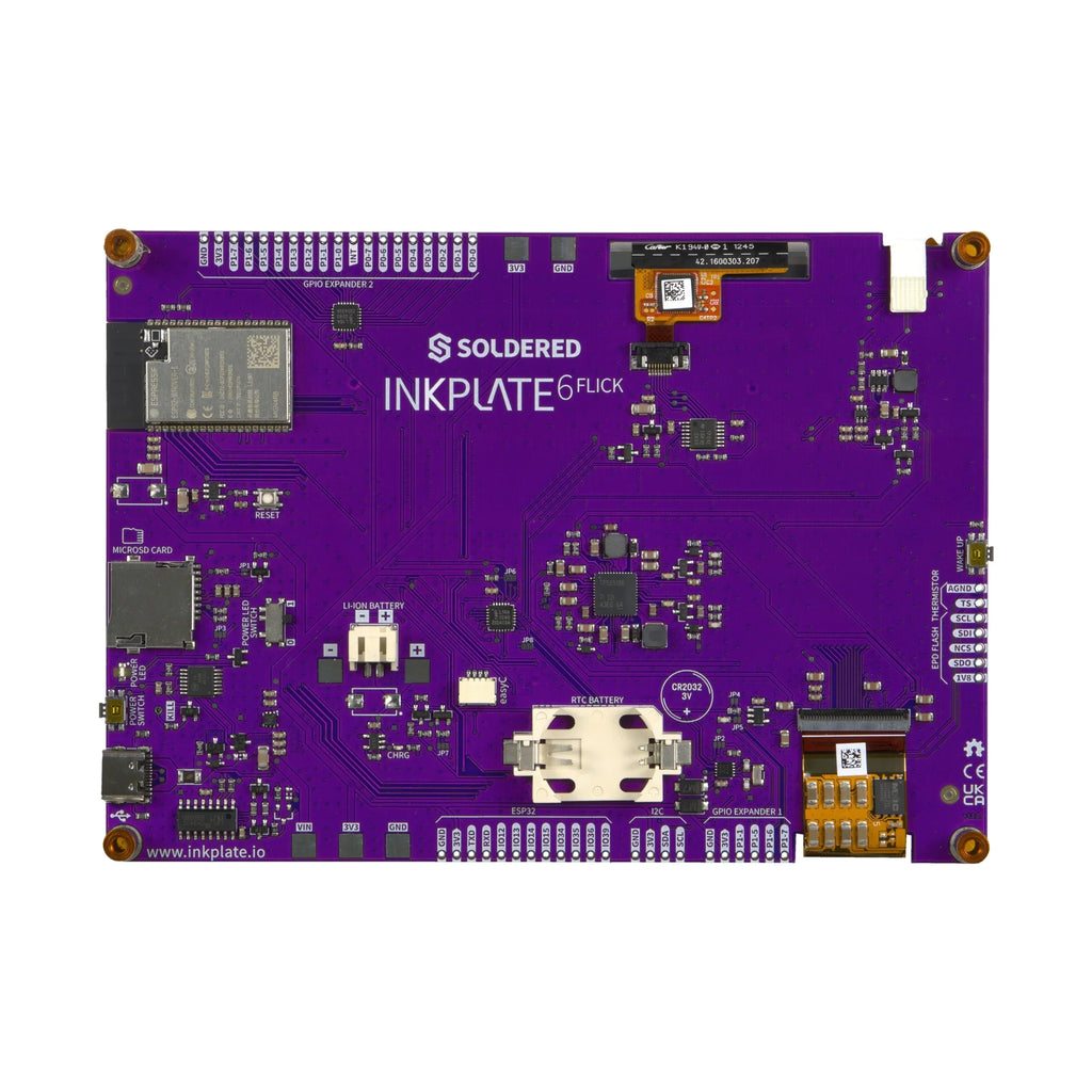 Soldered Inkplate 6 FLICK