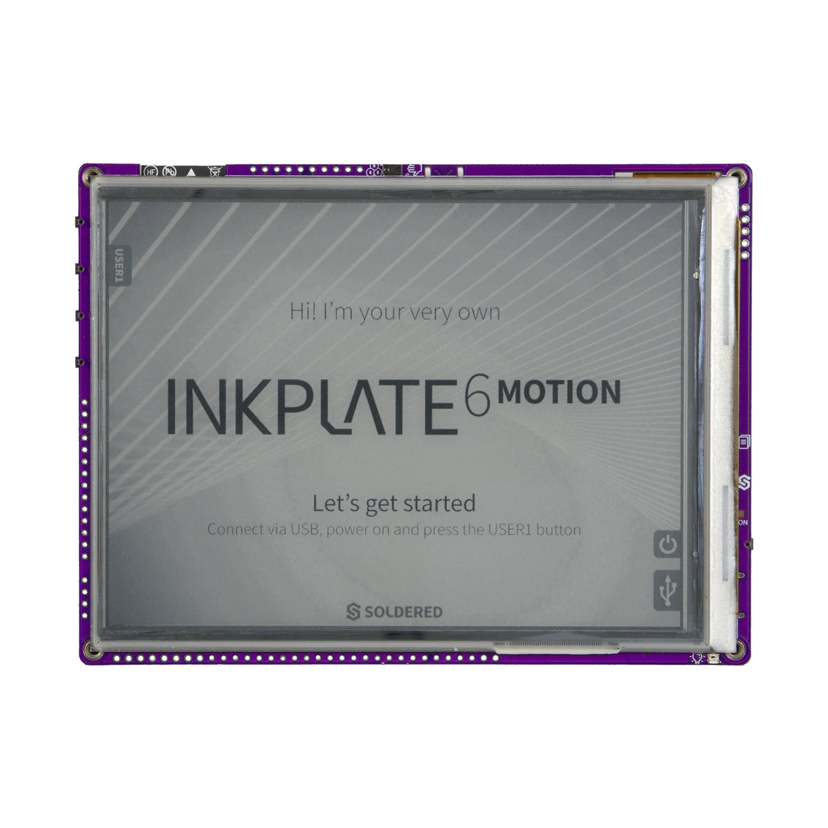 Soldered Inkplate 6 MOTION