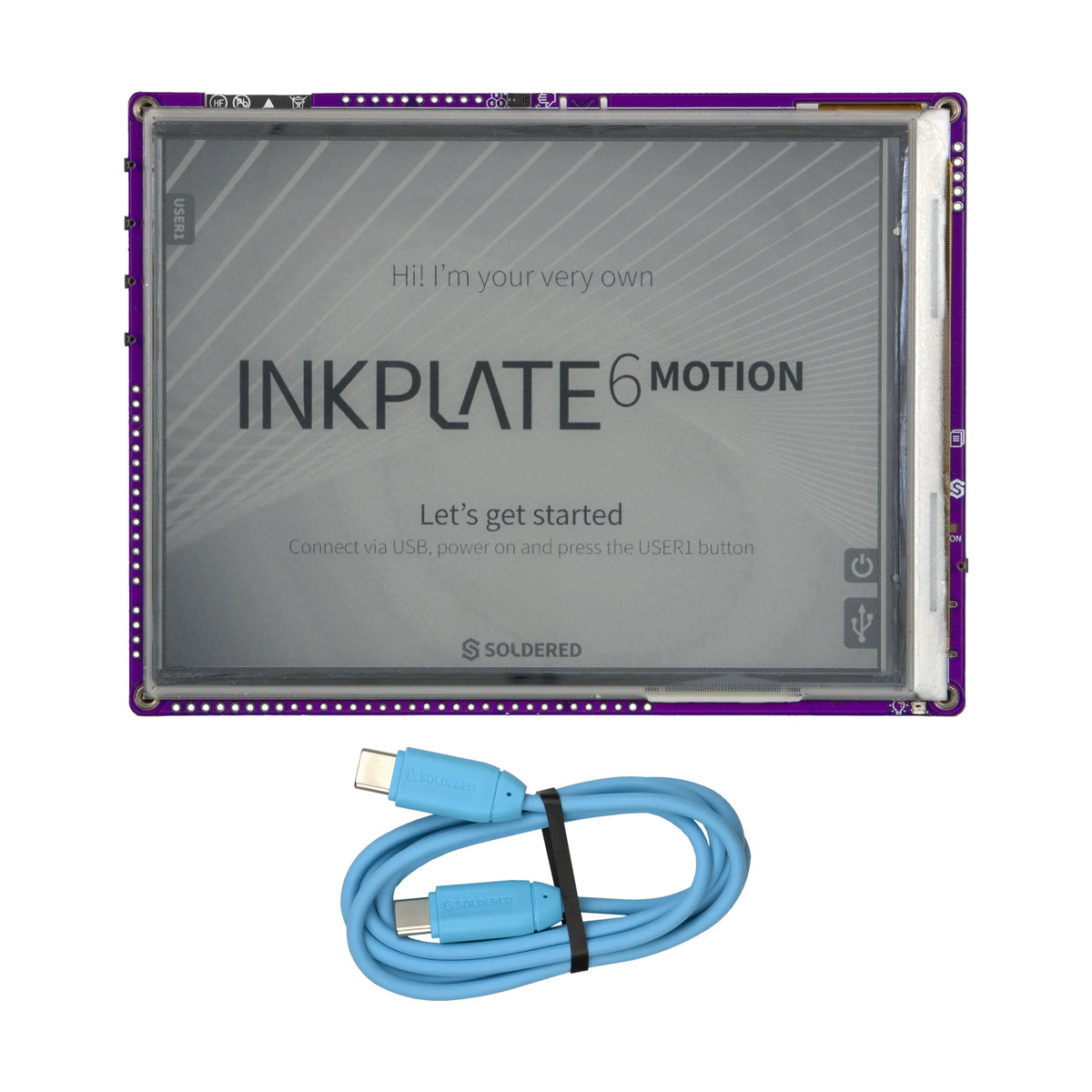 Soldered Inkplate 6 MOTION