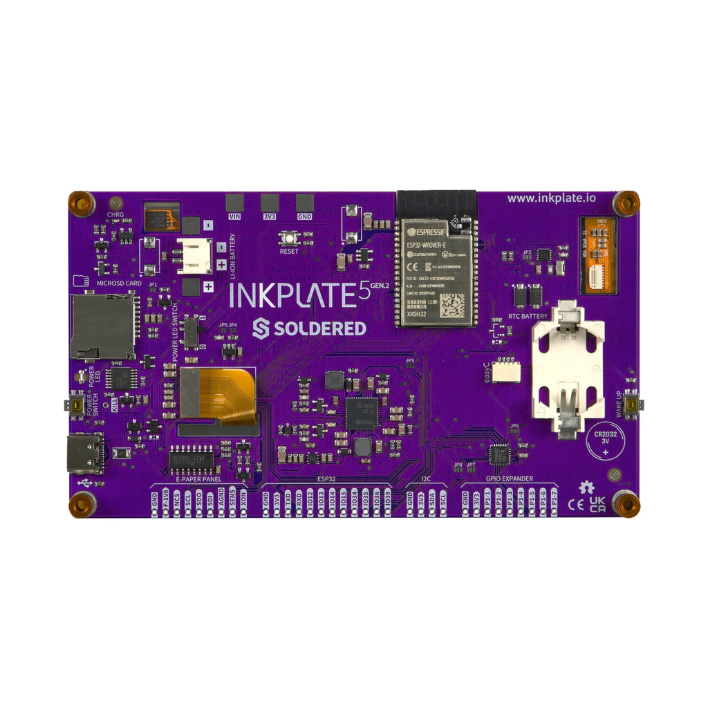 Soldered Inkplate 5 Gen2