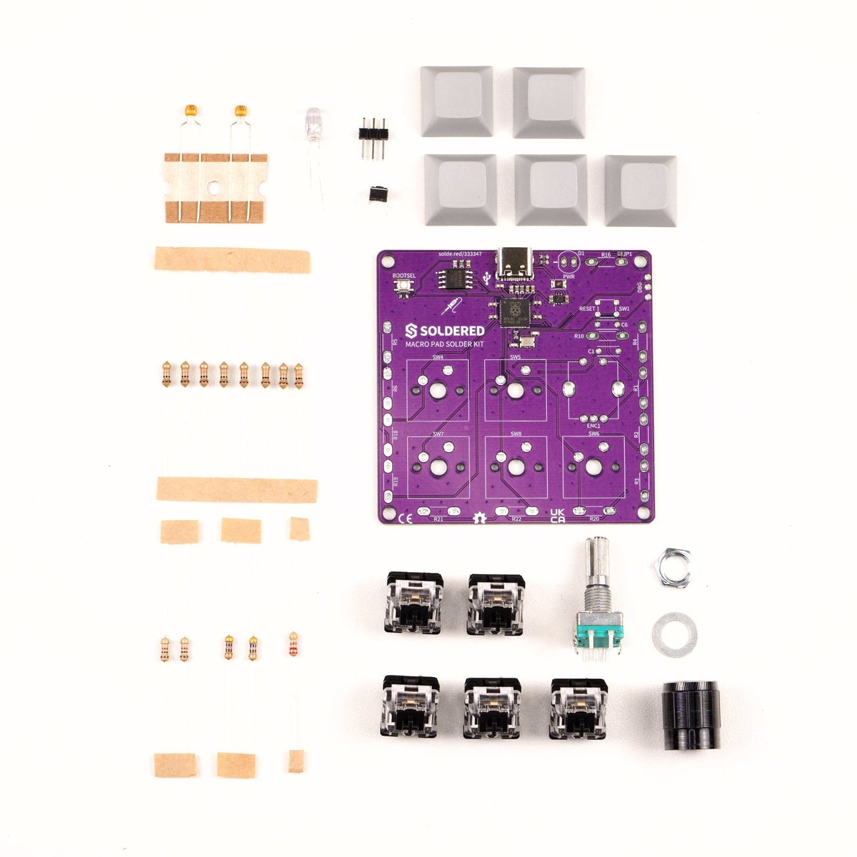 Soldered Macro Pad