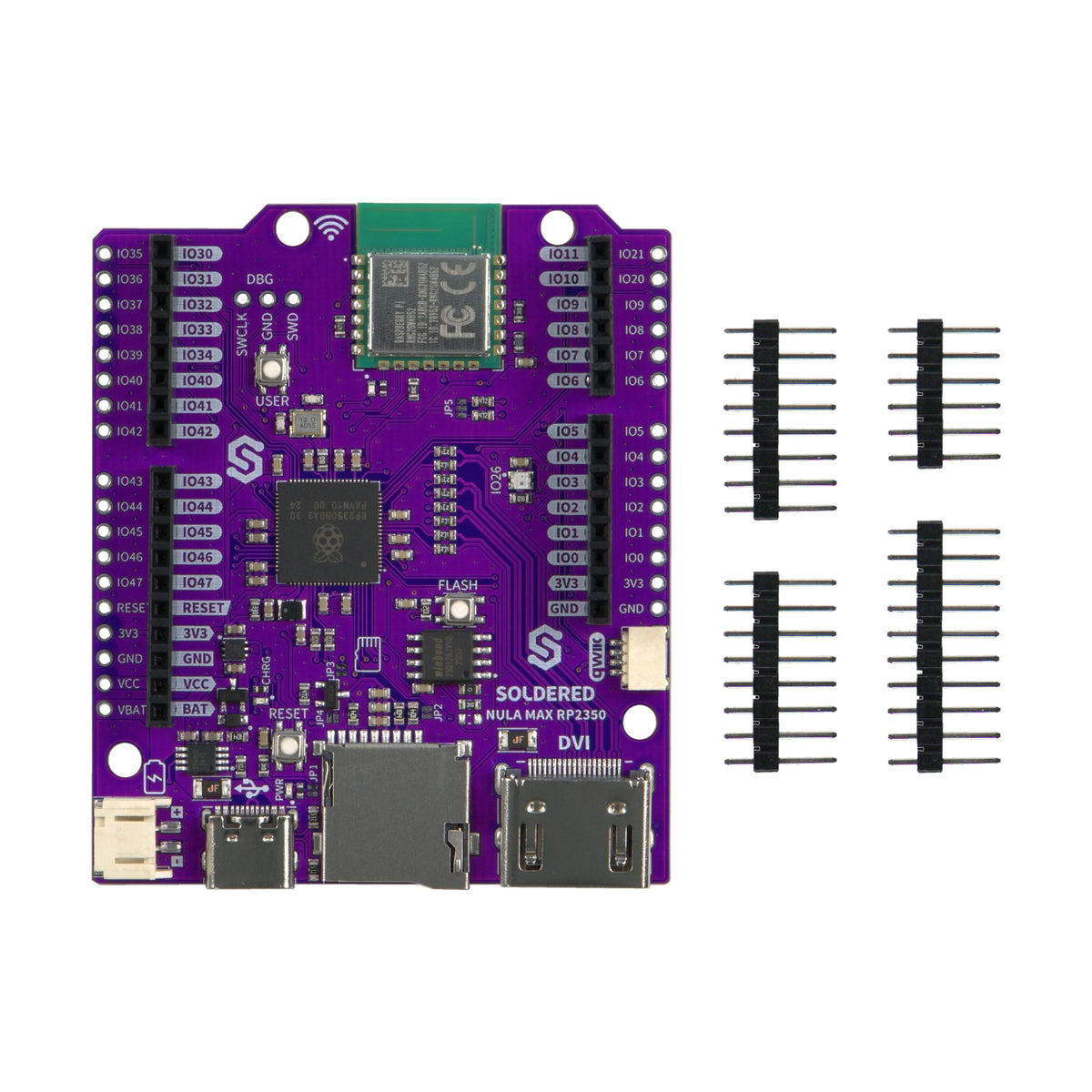 Soldered NULA Max RP2350
