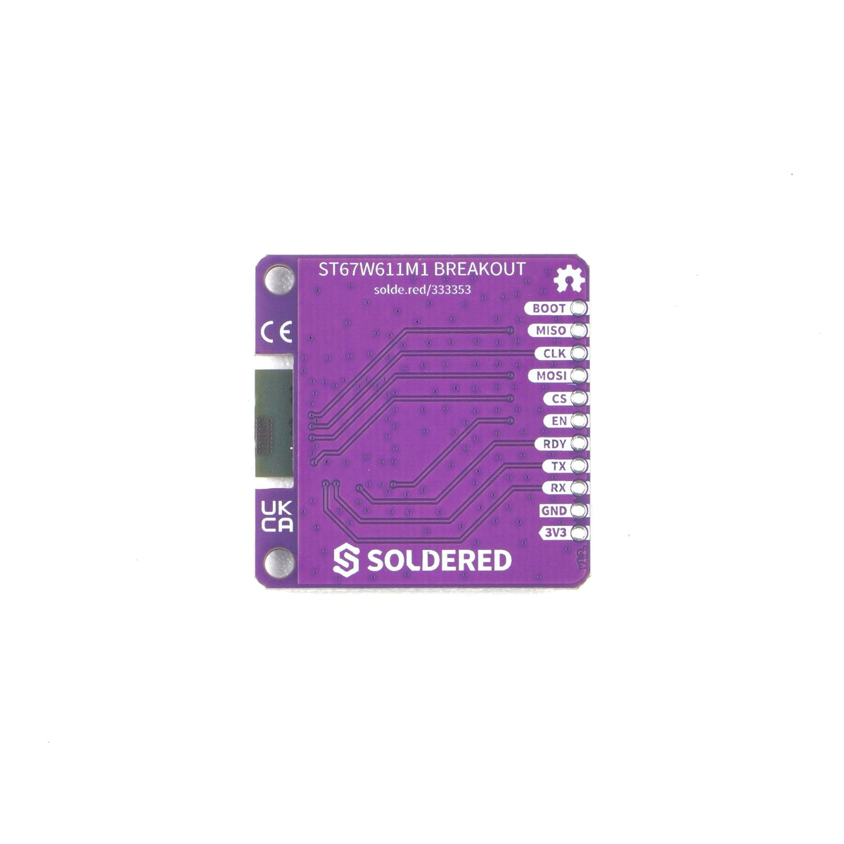 Soldered ST67W Wireless Module Breakout