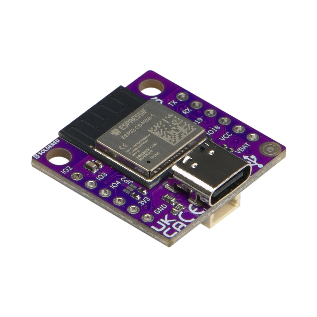 Soldered NULA Mini ESP32-C6