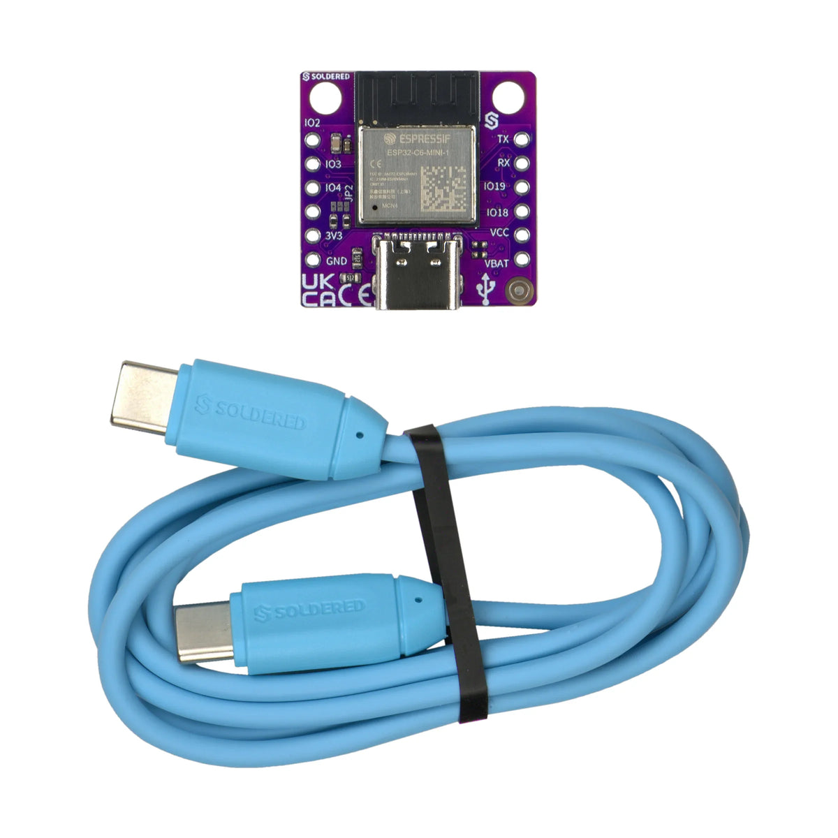 Soldered NULA Mini ESP32-C6