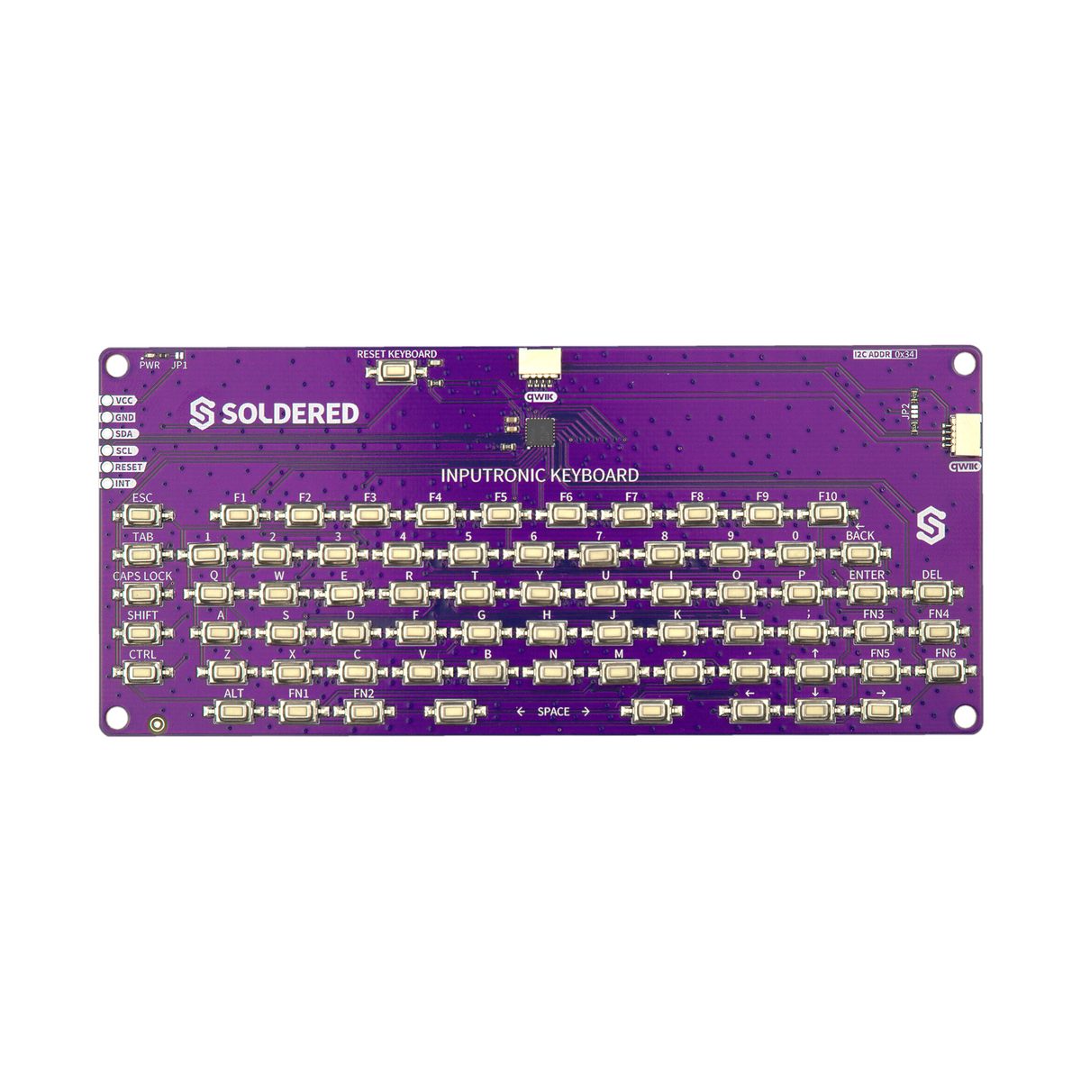 Soldered Inputronic KEYBOARD
