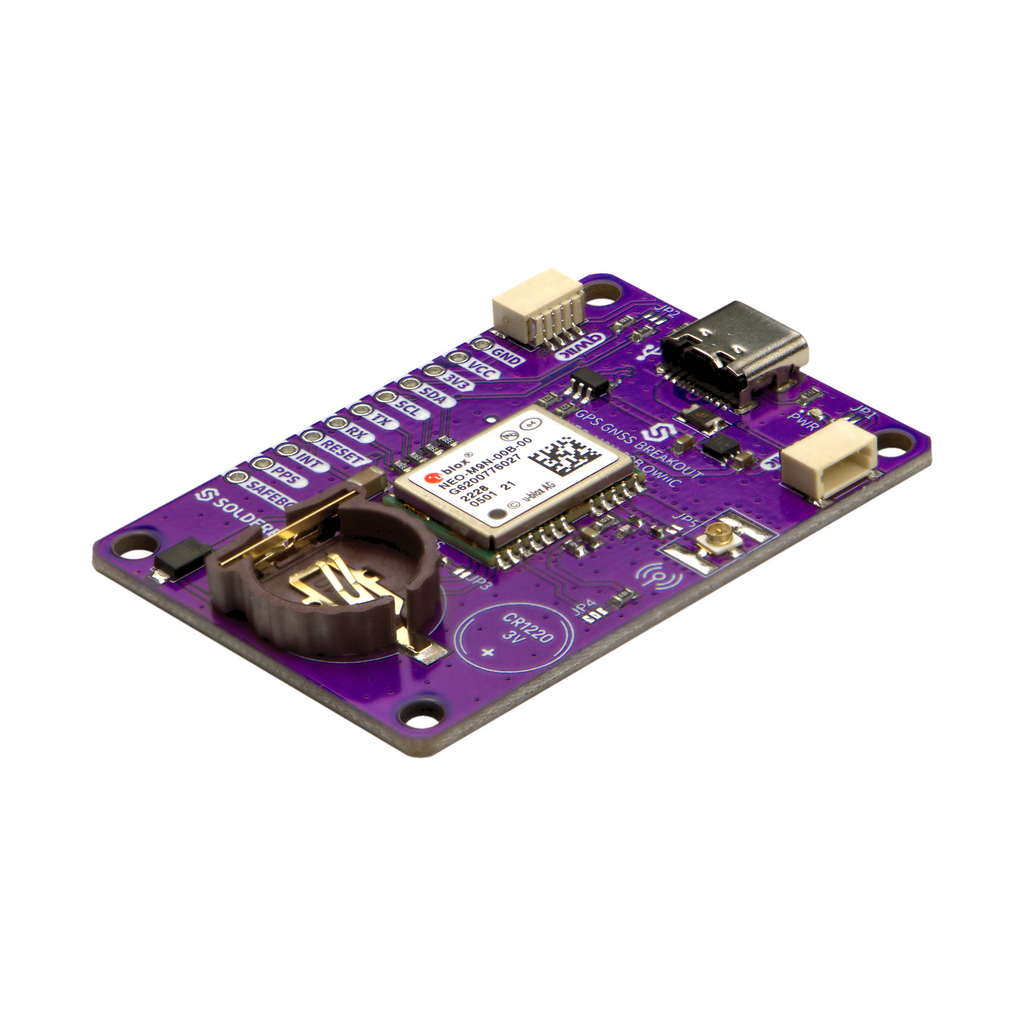 Soldered u-blox NEO-M9N GNSS Breakout