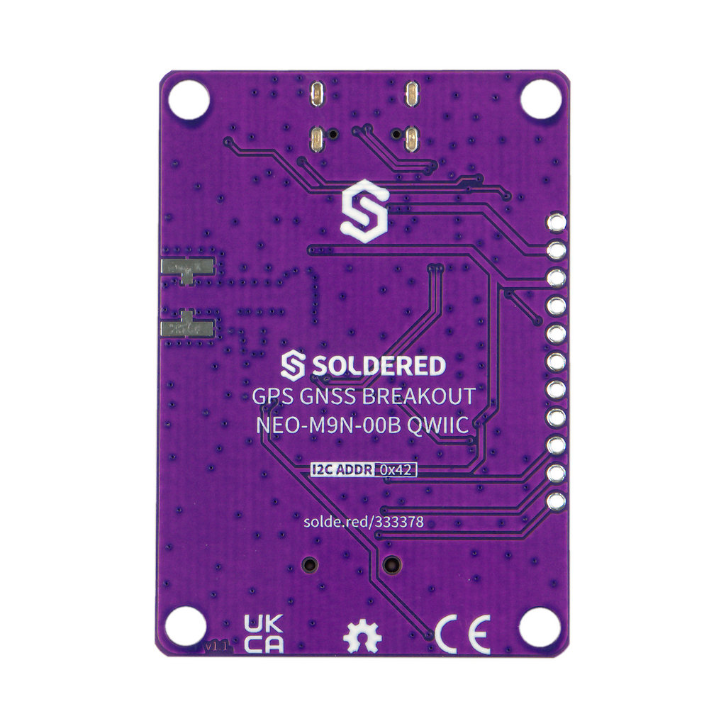 Soldered u-blox NEO-M9N GNSS Breakout