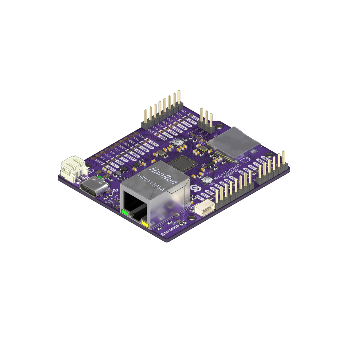 Soldered NULA Ethernet W55RP20