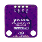 Soldered SCD43 CO2 Sensor Breakout