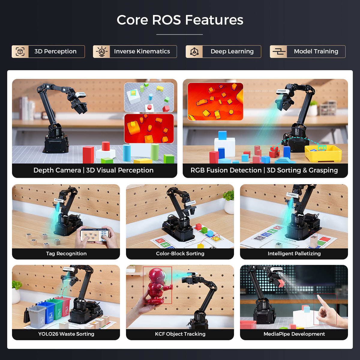 Hiwonder NexArm 3D vision grasping