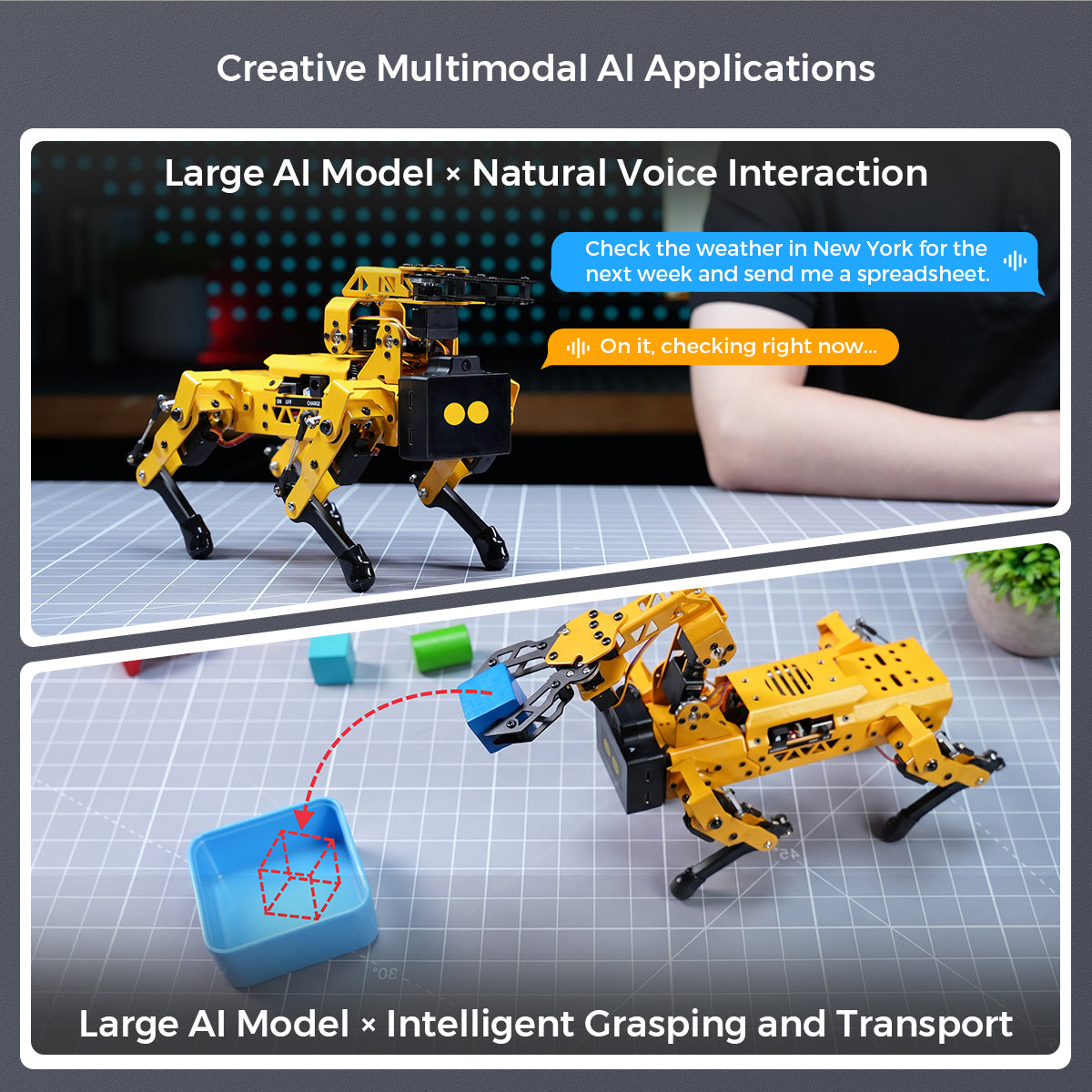 Hiwonder MechDog AI
