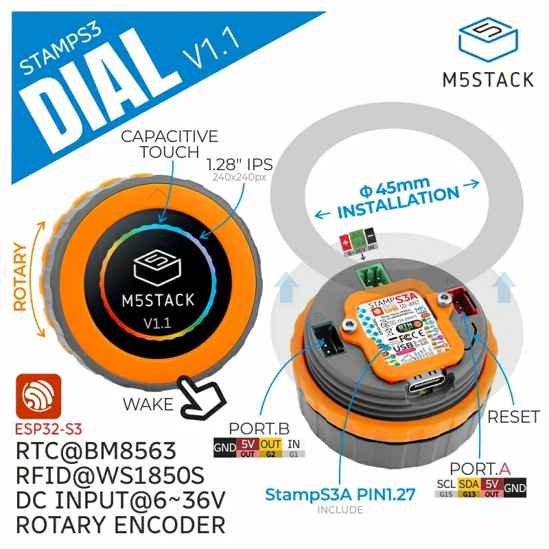 M5Stack Dial v1.1 – image 2