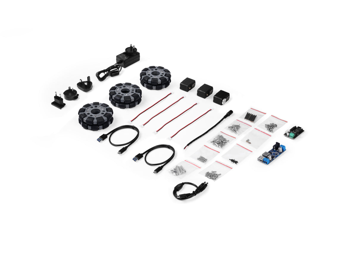 Seeed Studio LeKiwi Kit (12 V) — Omnidirectional Mobile Base for SO-ARM101 and LeRobot