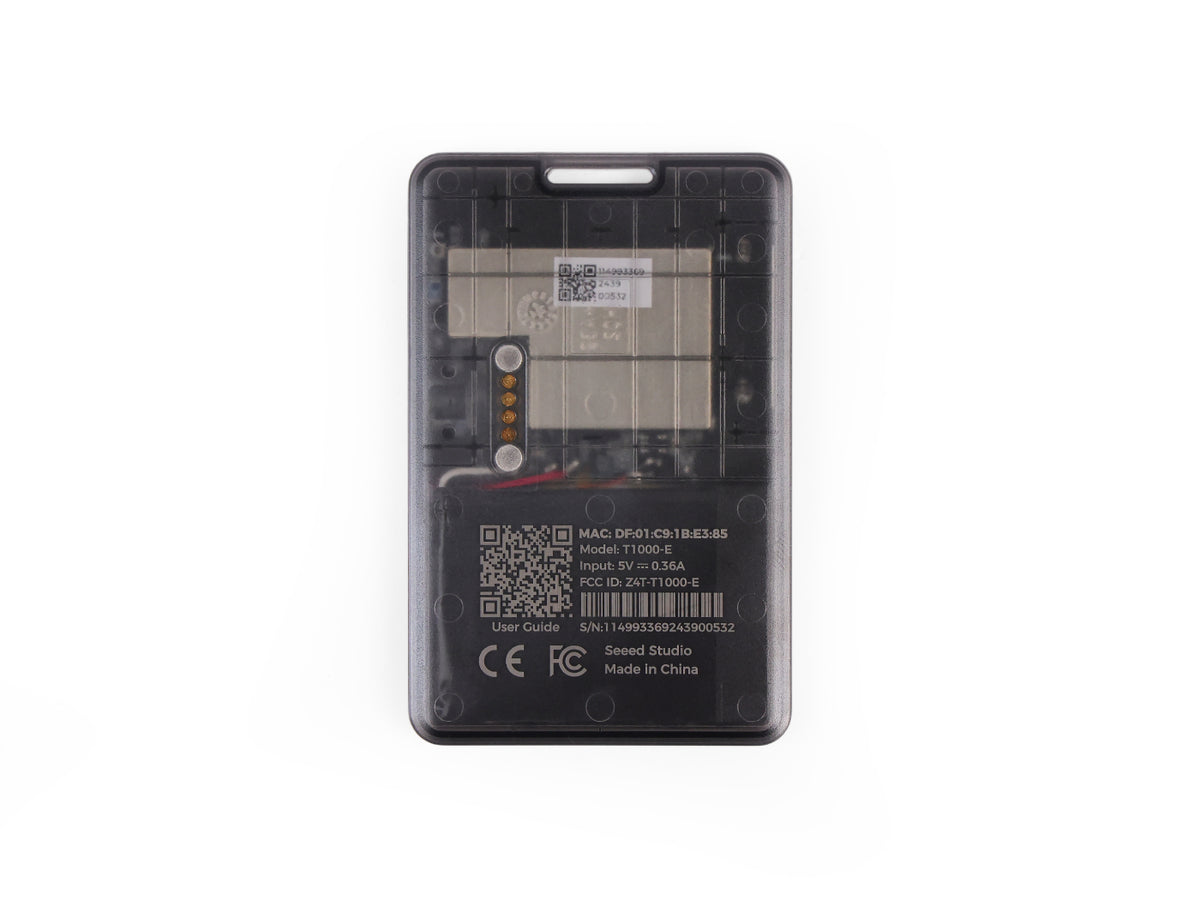 SenseCAP Card Tracker T1000-E – baksida