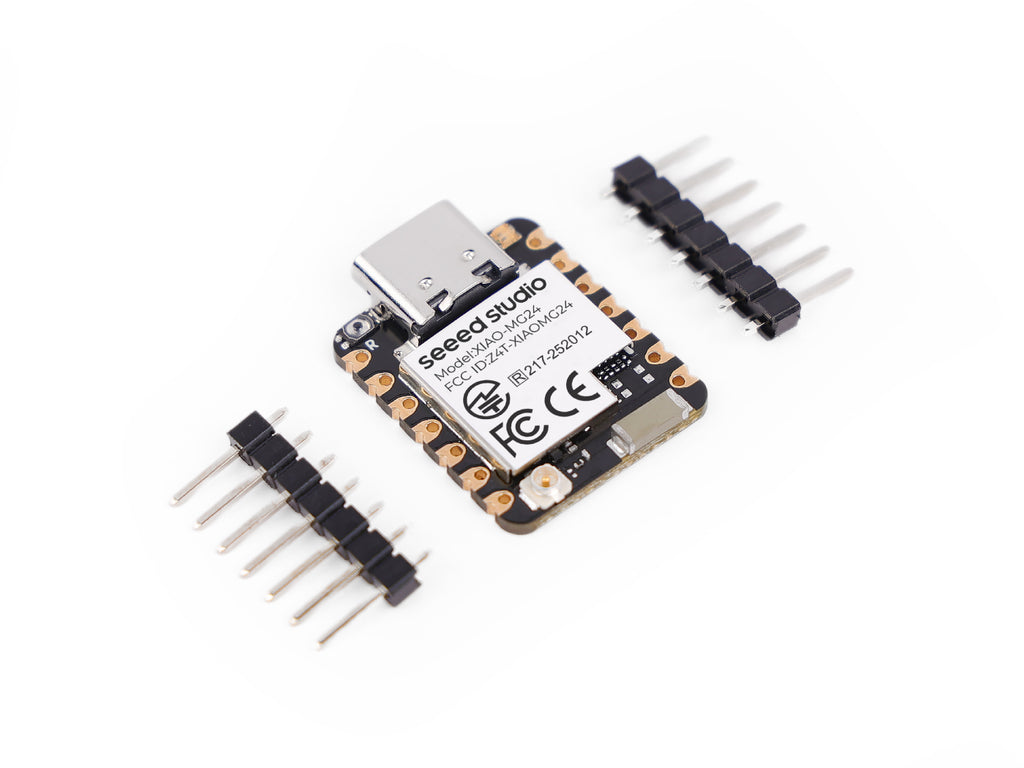 Seeed Studio XIAO MG24 with pin headers