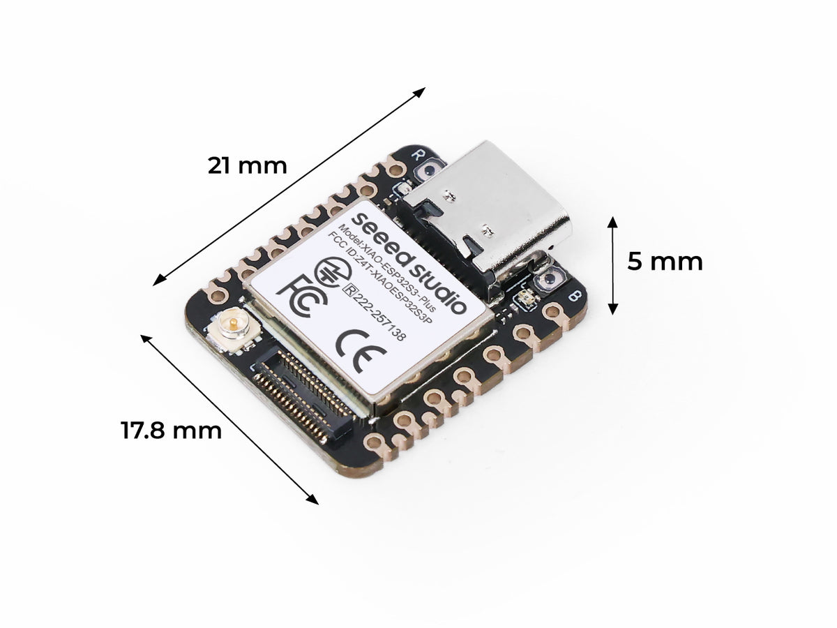 Seeed Studio XIAO ESP32-S3 Plus, dimensions