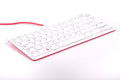 Raspberry Pi official keyboard, red and white, UK layout