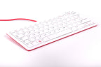 Raspberry Pi official keyboard, red and white, UK layout
