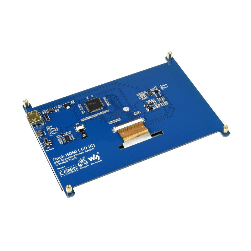 Waveshare 7inch HDMI LCD (C) back