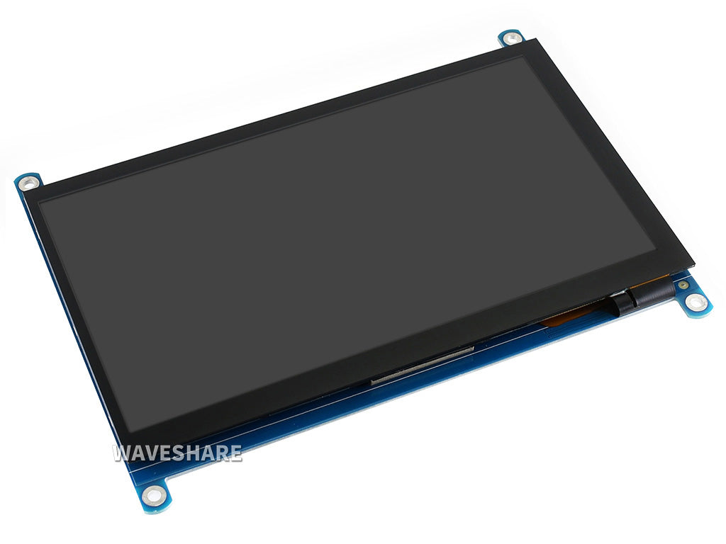 Waveshare 7-inch HDMI LCD (H) touchscreen, angled view