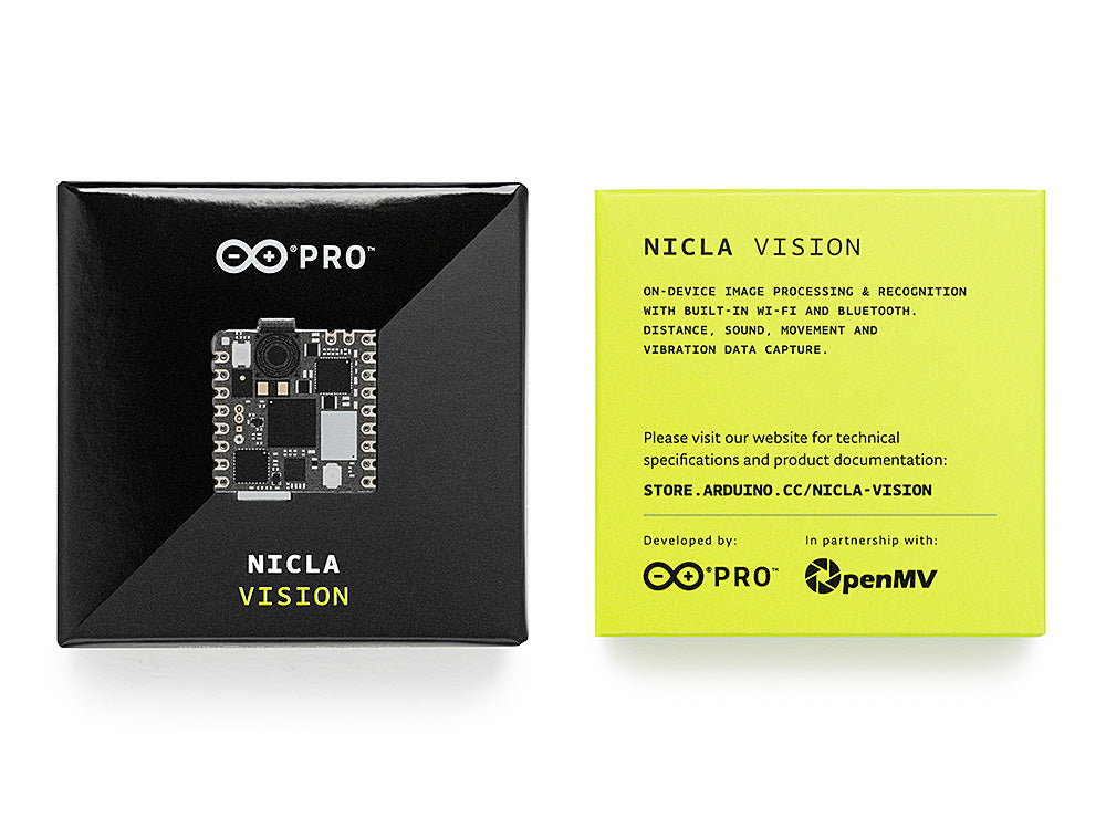 Arduino Nicla Vision packaging