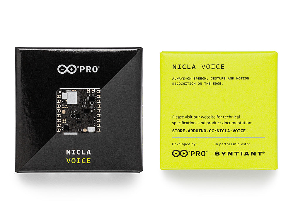 Arduino Nicla Voice packaging