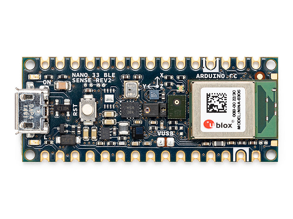 Arduino Nano 33 BLE Sense Rev2 front