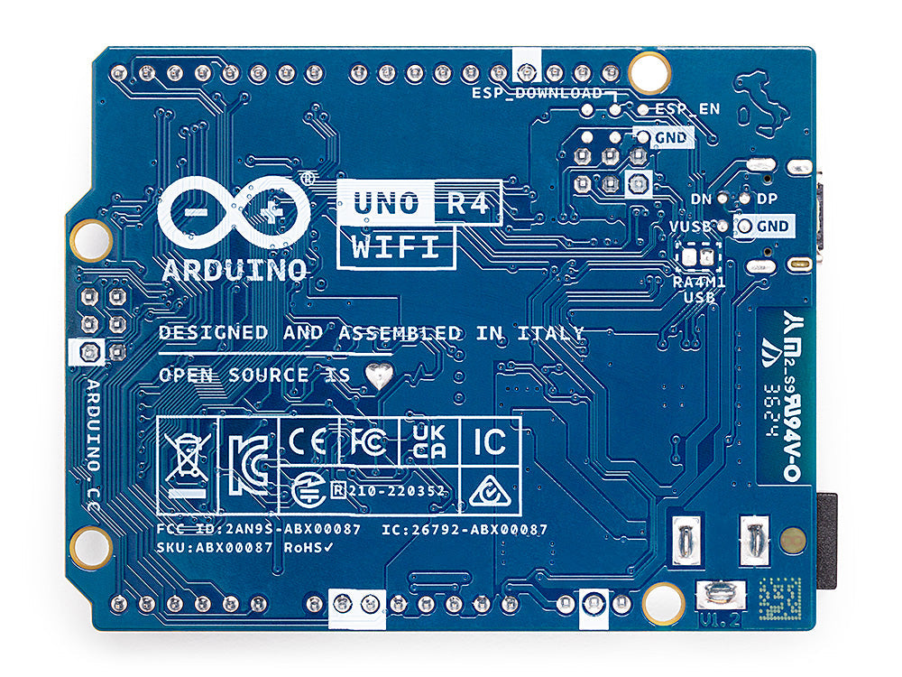 Arduino UNO R4 WiFi back