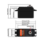 DS Servo DS4125 Low-Profile Digital Servo – 29 kg·cm, IP66