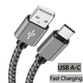 Fast-Charge USB-C Cable — Braided Nylon