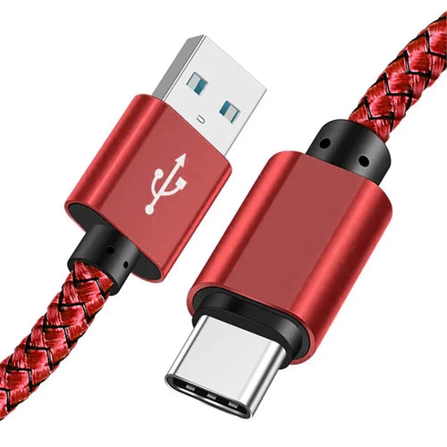 Fast-Charge USB-C Cable — Braided Nylon