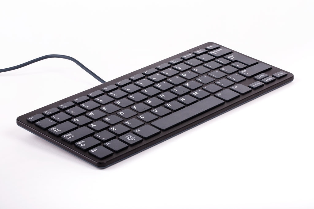 Raspberry Pi official keyboard, black and grey, UK layout