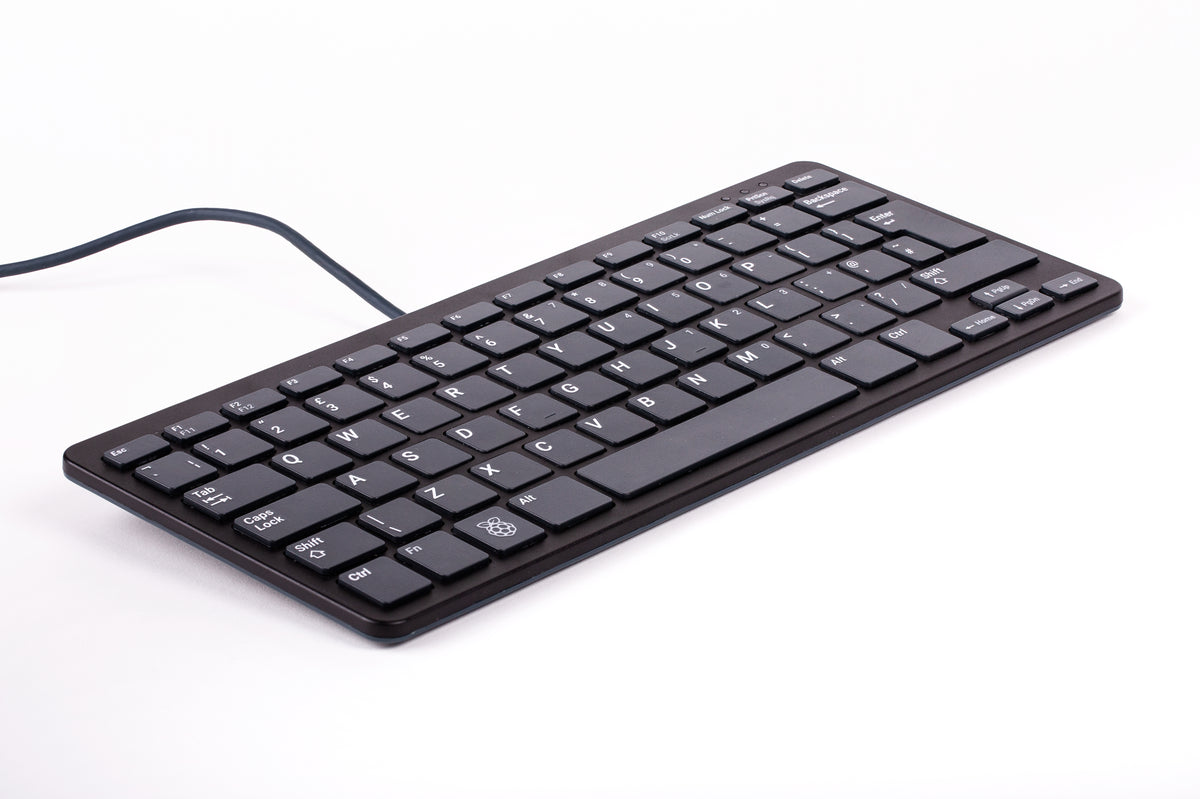 Raspberry Pi official keyboard, black and grey, UK layout