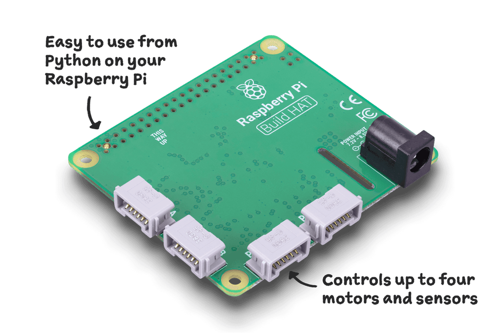 Raspberry Pi Build HAT with labelled features