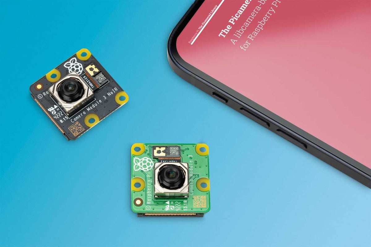 Two Raspberry Pi Camera Module 3 boards