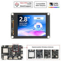Elecrow CrowPanel Advance 2.8" ESP32-S3 HMI touch display