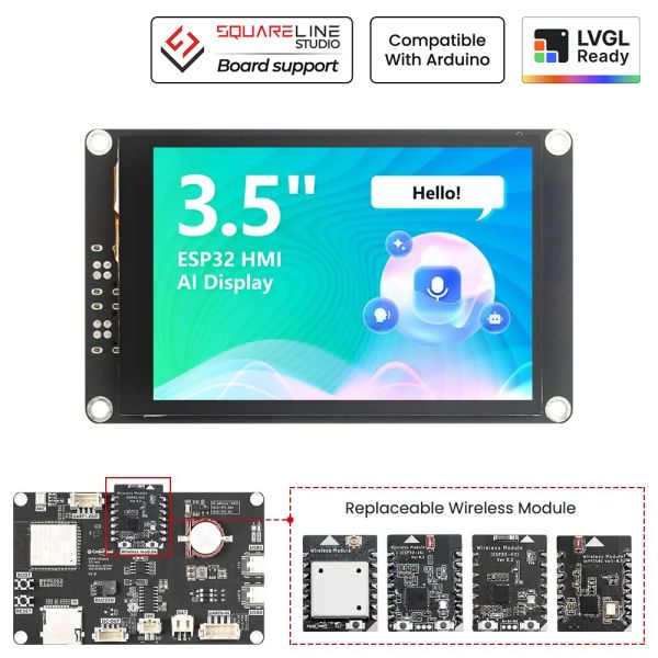 Elecrow CrowPanel Advance 3.5" ESP32-S3 HMI touch display