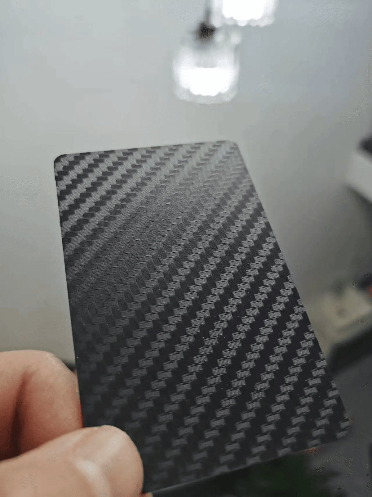 1Piece NFC Carbon Fiber Smart NFC Card NFC Business Card Fast Reading Ntag 215 Blank NFC Card Digital Business Card Social Share