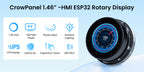 CrowPanel 1.46 rotary display features