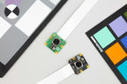 Raspberry Pi Camera Module 3 on a colour test chart
