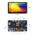 Elecrow CrowPanel Advance 7-inch ESP32-S3 display, hardware overview and dimensions