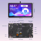 Elecrow CrowPanel Advance 10.1-inch ESP32-P4 display, hardware overview and dimensions