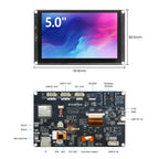 Elecrow CrowPanel Advance 5-inch ESP32-S3 display, hardware overview and dimensions
