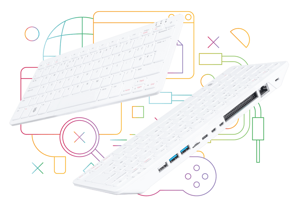 Raspberry Pi 500 keyboard computer